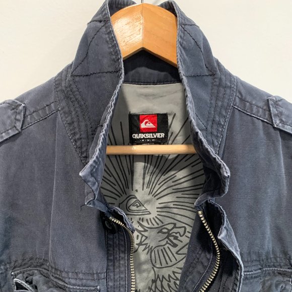 Quiksilver cotton jacket size medium - Picture 3 of 3